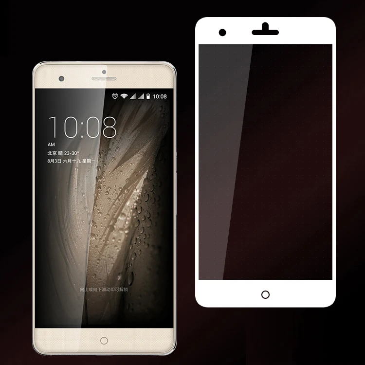 Закаленное стекло с полным покрытием для Zte blade V7 max защитная пленка экрана V7max
