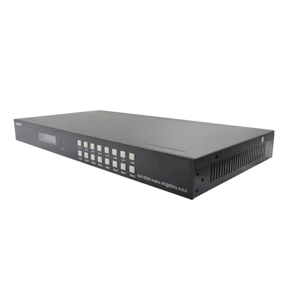 PUZHIJIE 8x8 HDMI 2 0 HDR 4K 60HZ 18 Гбит/с матричный коммутатор YUV 4:4:4 HDCP2.2 HDTV выбор маршрутизации