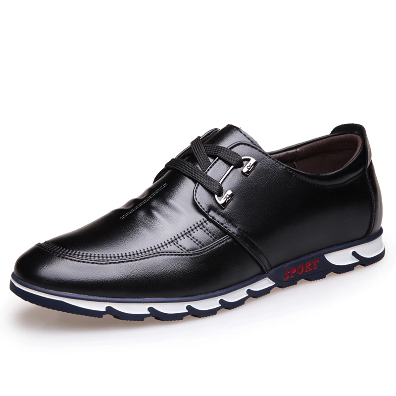 OSCO Leather Men Casual Shoes Autumn 2018 Breathable Soft Driving Men's Handmade Chaussure Homme Surface Loafers Flat | Обувь