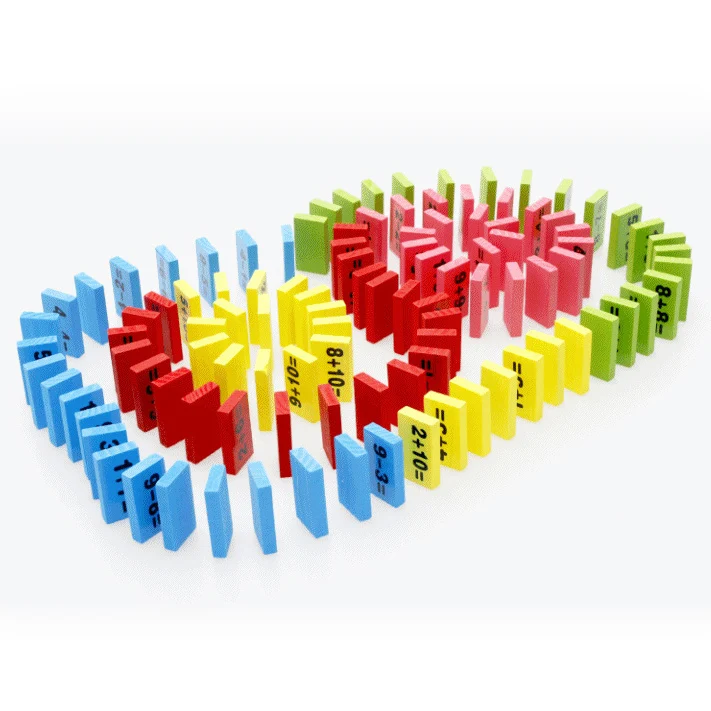 Chanycore Детские Обучающие деревянные игрушки женское домино 110 шт. mwz