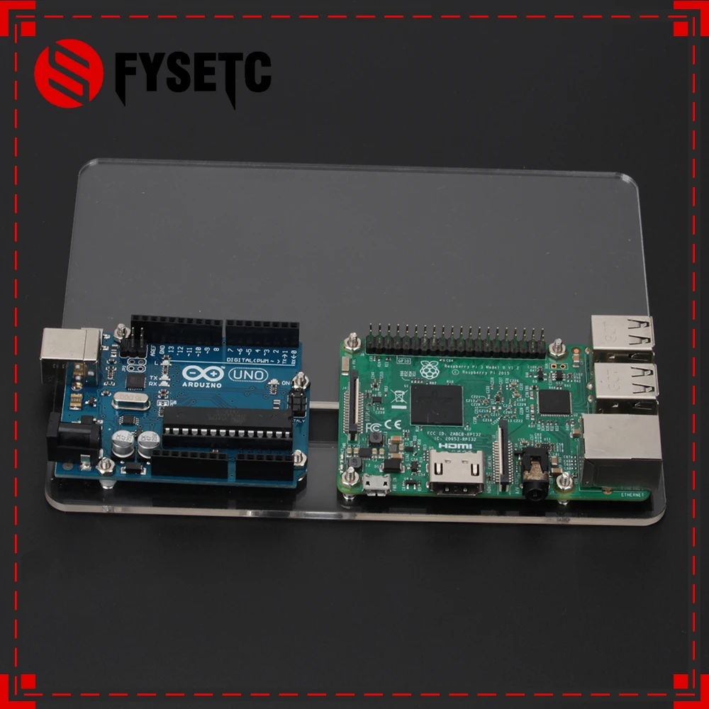 Raspberry Pi 3 Model B акриловая Монтажная пластина DIY Прототип экспериментальная платформа для UNO R3 для Raspberry Pi 2 Чехол