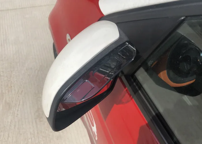 Прозрачный автомобильный козырек для зеркала заднего вида 2 шт. защита от дождя