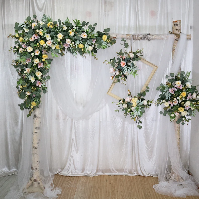 Искусственная Декоративная гирлянда на заказ домашняя занавеска свадьба дорога