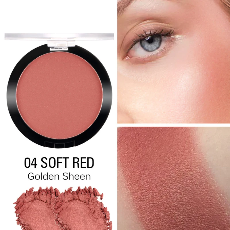 04 SACE LADY Косметические румяна долговечные пигментированные запеченные для щек красный, матовый натуральный светящийся порошок косметический Румяна TSLM1 - Цвет: 04