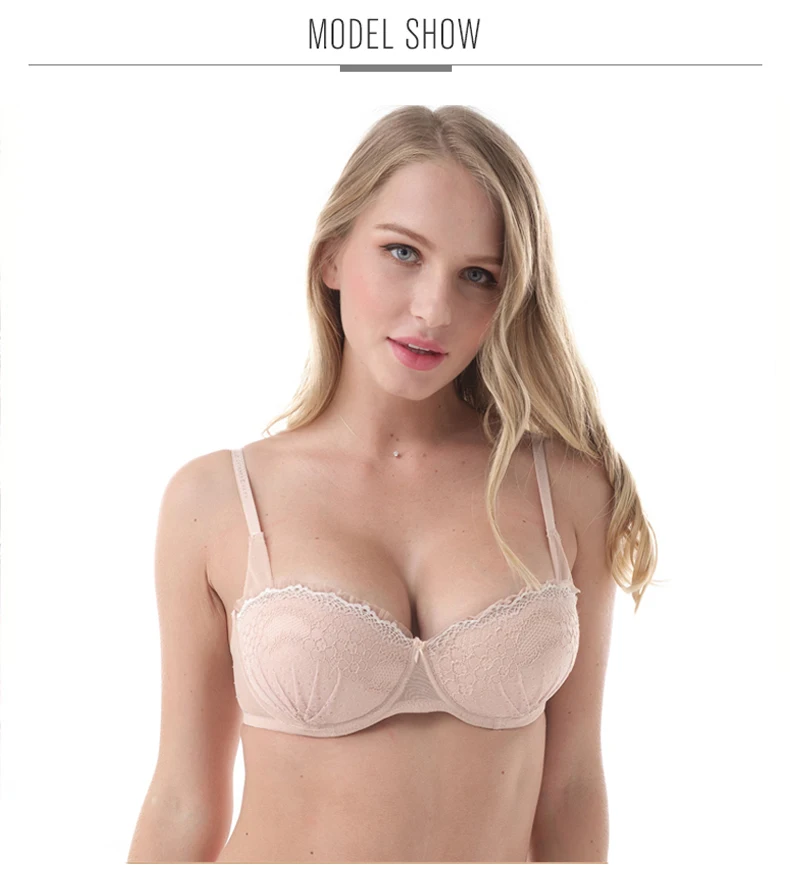 Mierside сексуальные босоножки Push-up Bra горячие женщины нижнее белье бежевый хорошее качество кружева 32B 32C 34B 34C 36B 36C 38B WX058