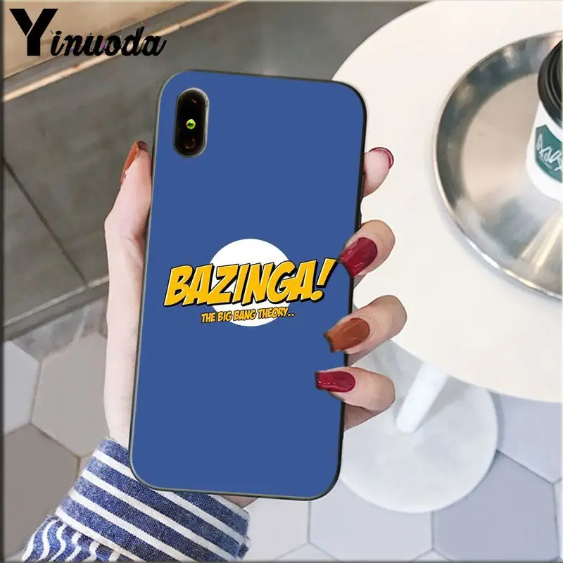 A15 Yinuoda Bazinga The Big Bang Theory ТВ шоу Coque Оболочка Чехол для телефона для iPhone 5 5Sx 6 7 7plus 8 8Plus X XS MAX XR - Цвет: A15