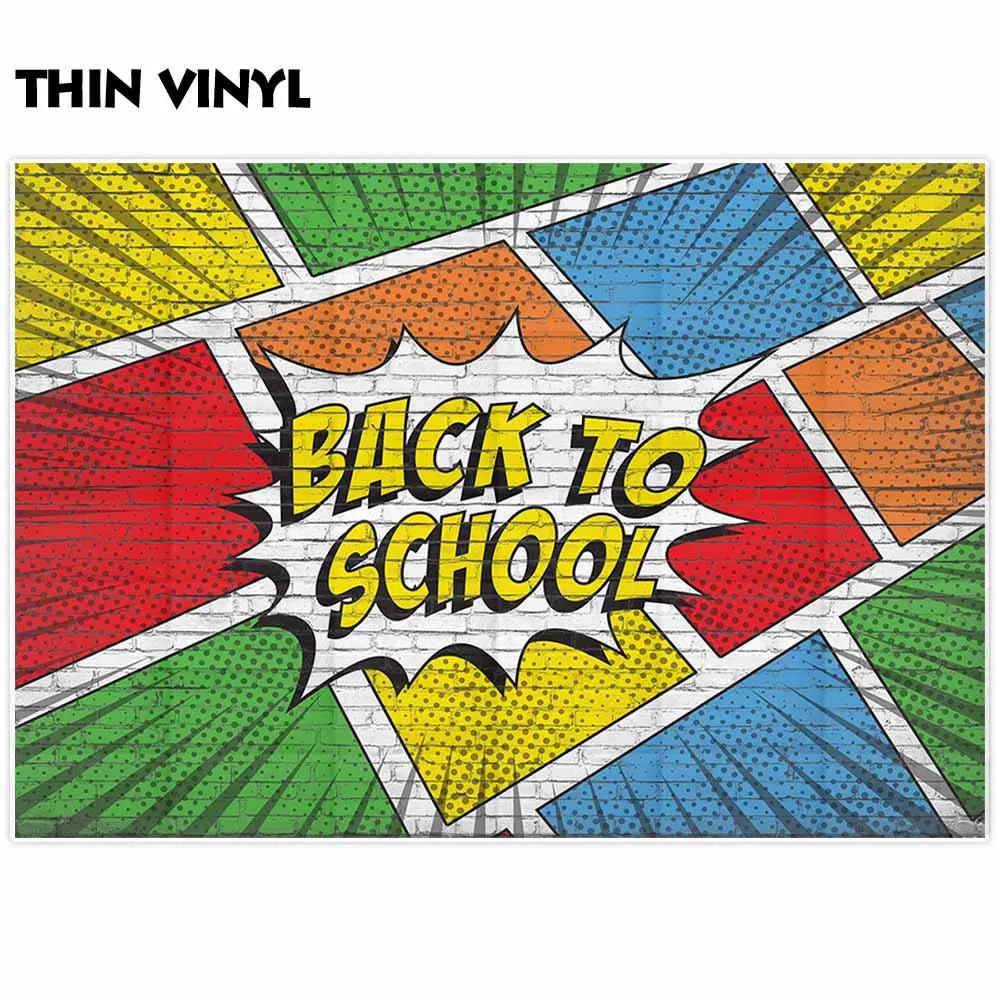 Allenjoy вернуться в школу фотографические фоны Забавная красочная игровая площадка