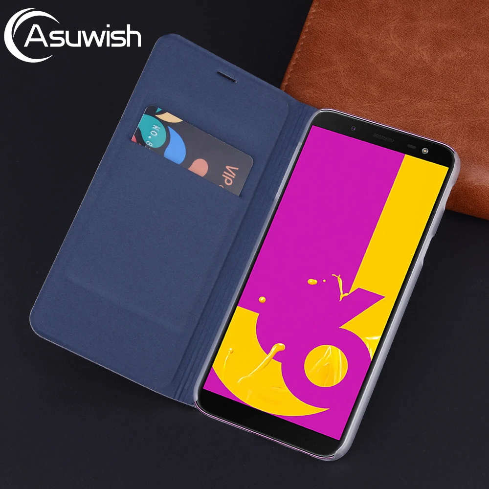360 Полное покрытие Кожаный чехол для телефона samsung Galaxy J6 2018 J 6 см J600 J600F J600G SM J600FN