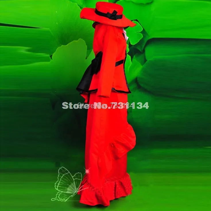 Black Butler Madam Red Angelina Dalles Cosplay Costume |