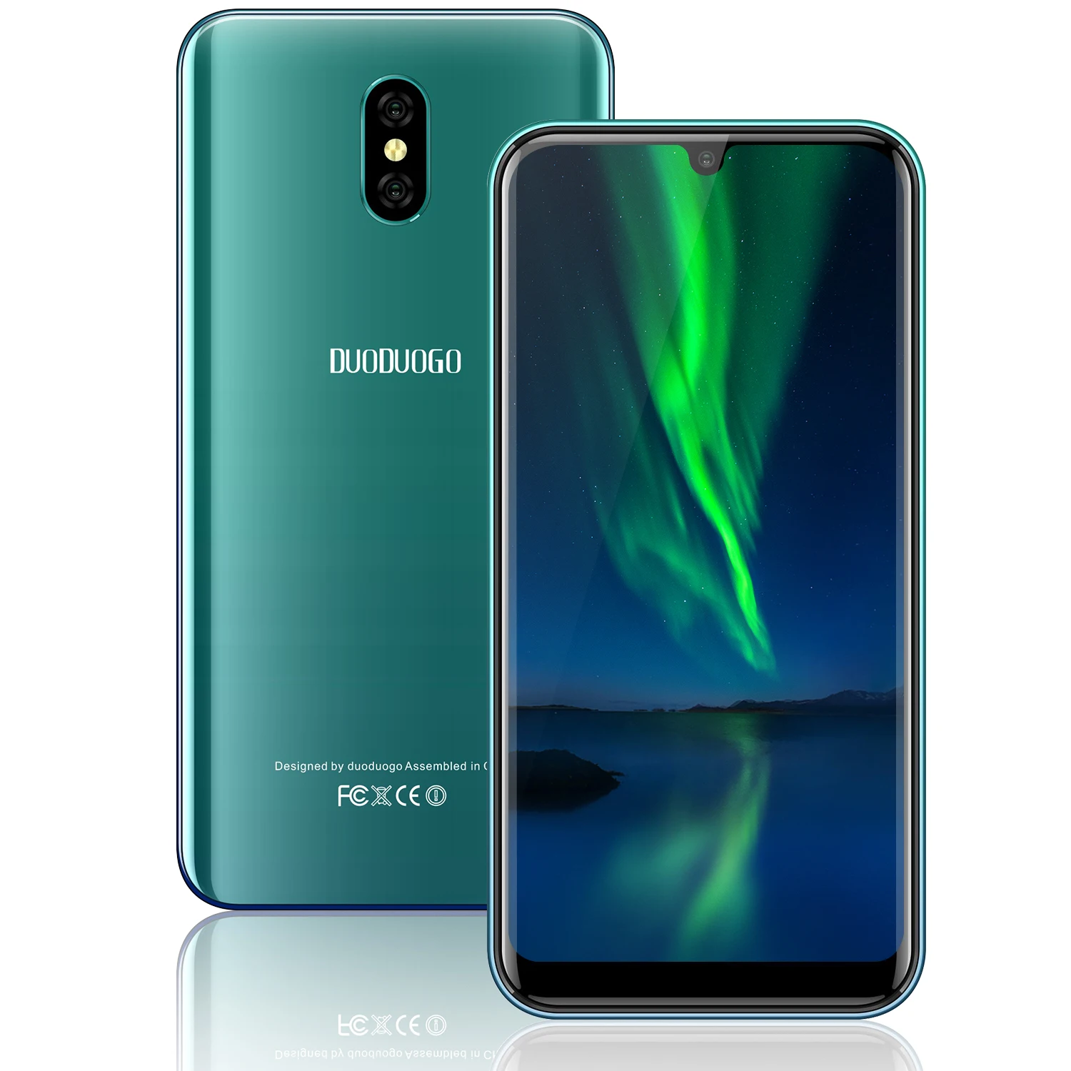 DUODUOGO A70 мобильный телефон Android 8 1 5 71 'HD + Капля воды 2.5D экран 8MP двойная камера 3800