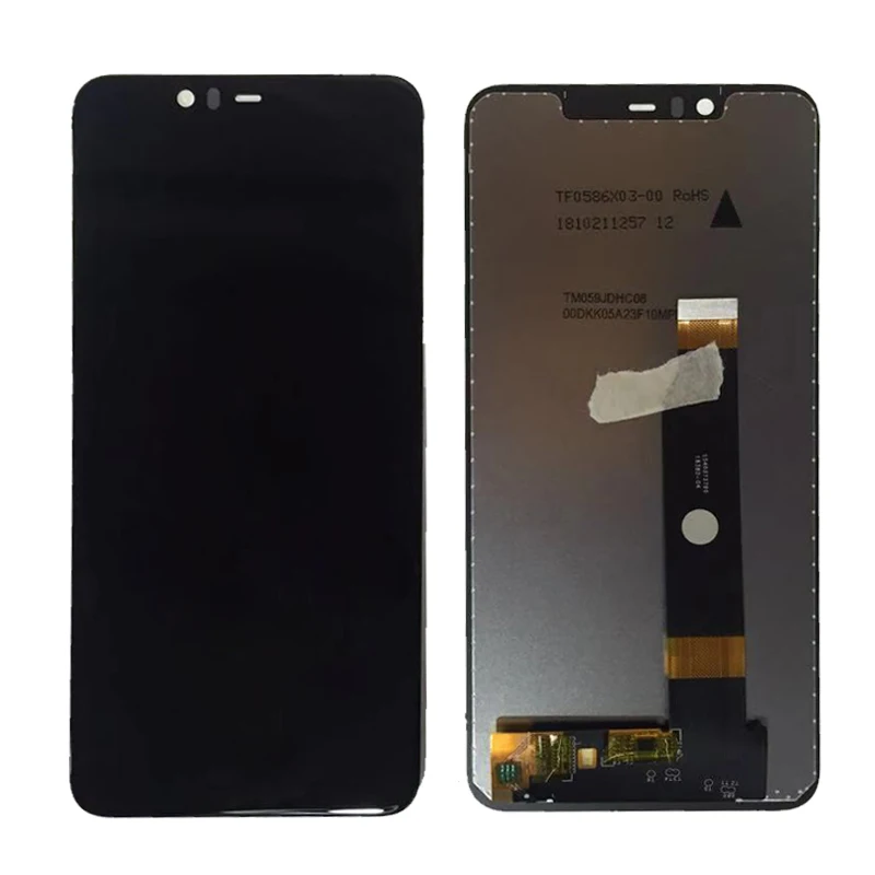 Дисплей сенсорный экран LCD 5,8 дюймов для Nokia 5.1 Plus с сборкой X5 запчастей для замены.