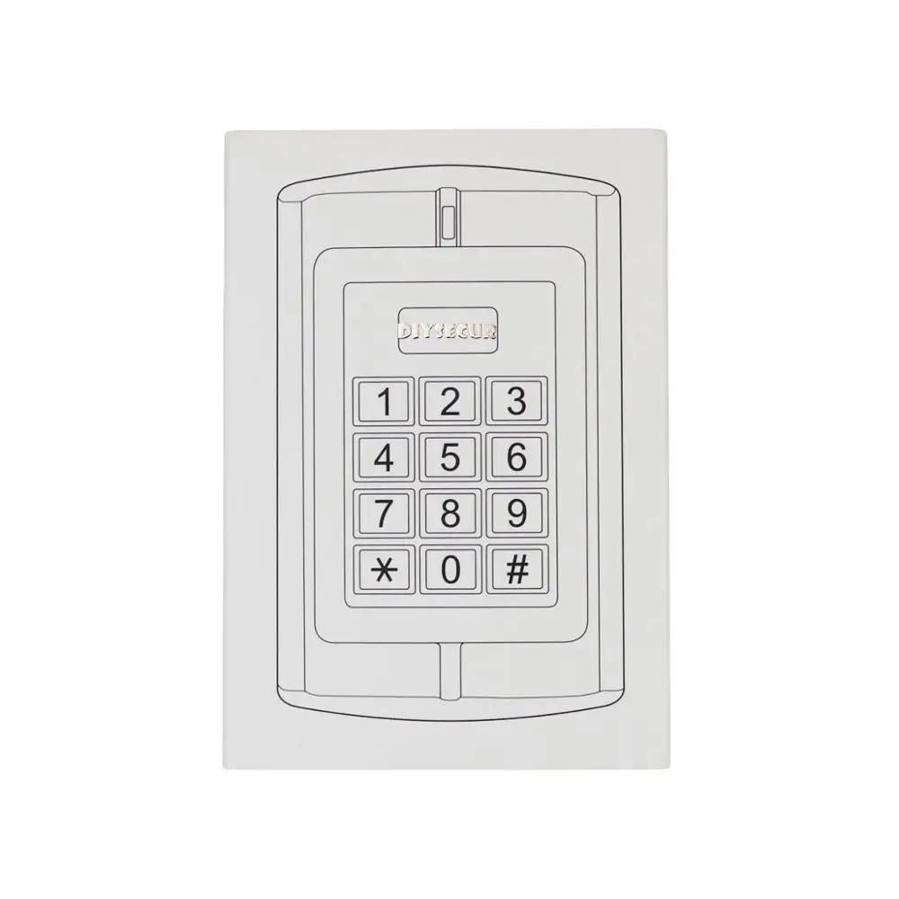 DIYSECUR контроль доступа к двери RFID считыватель ID карт металлический корпус