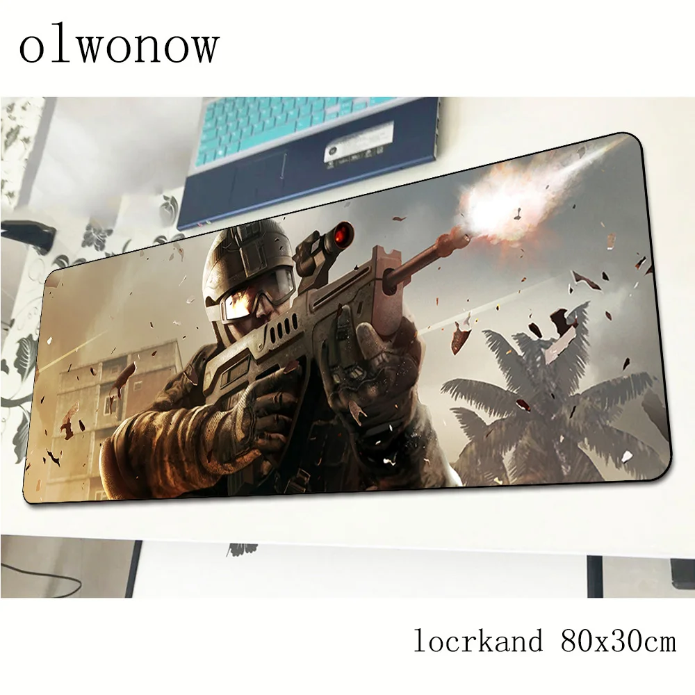 Красивый игровой коврик для мыши warface 80x30 см большой властный компьютерный