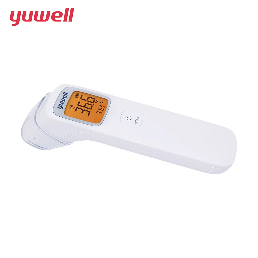 Термометр yuwell, инфракрасный, измеряет температуру объекта, цифровой, lcd, Бесконтактный, для взрослых, детей, для тела, медицинское оборудование, точное, CE