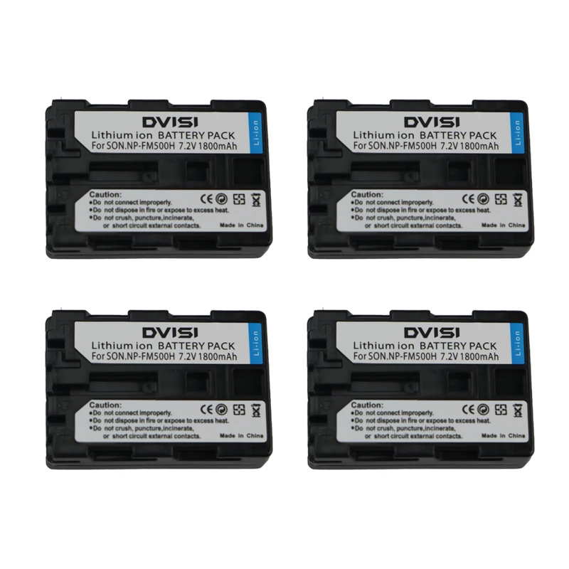 Аккумуляторная батарея для Sony Alpha SLT A57 A65 A77 A99 A350 A550 A580 A900 4 шт./лот|np fm500h|battery for sonysony