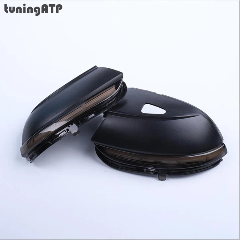TuningATP Копченый светодиодный крыло индикатор для зеркала динамический последовательный сигнал поворота лампы для Volkswagen Passat B7 CC Scirocco 1K8 Eos