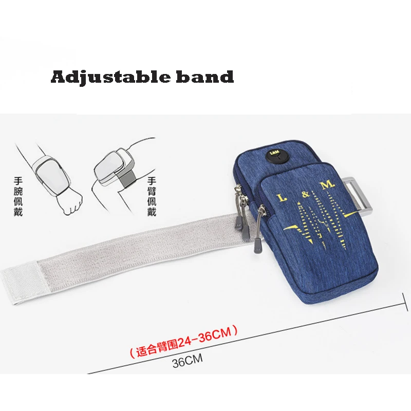 YNMIWEI Armband Universal for 5.4 - 6.2 Inches For Iphone 7 8 6s Xiaomi Series Waterproof Material Arm Band Sports Running | Мобильные