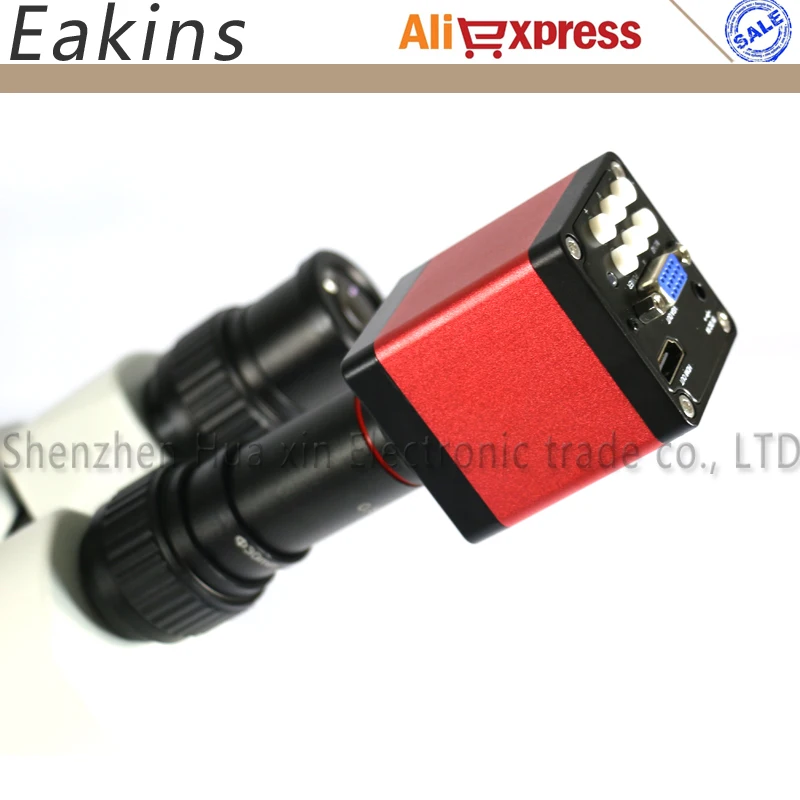 720p 13MP CMOS HDMI VGA микроскоп камера+ CCD 0.5X микроскоп окуляр C-Mount объектив для 23,2 мм+ 30 мм+ кольцо 30,5 мм