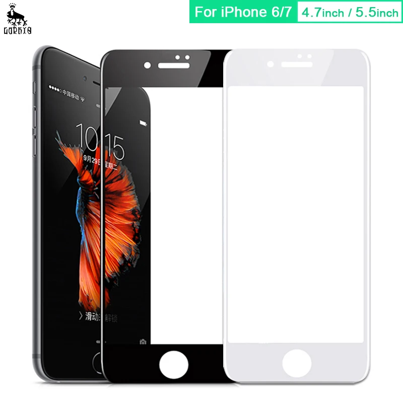3D Изогнутые поверхности полное покрытие Экран закаленное стекло Плёнки для iPhone 6