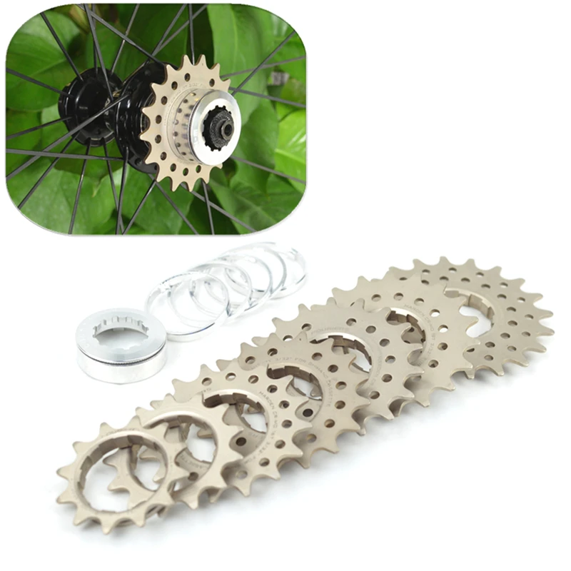 

Fouriers bicycle freewheel CASSETTE Drum Single Speed Rear Tooth Plate 16-23T Free wheels for bicycles