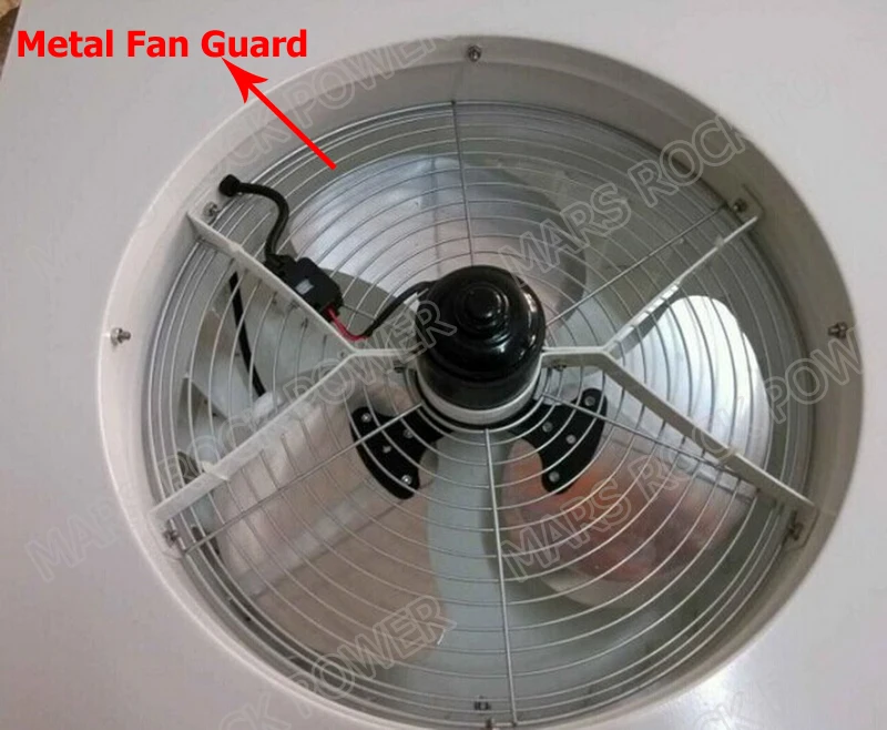 Бесщеточный вытяжной вентилятор на солнечной батарее 12 Вт с зарядным