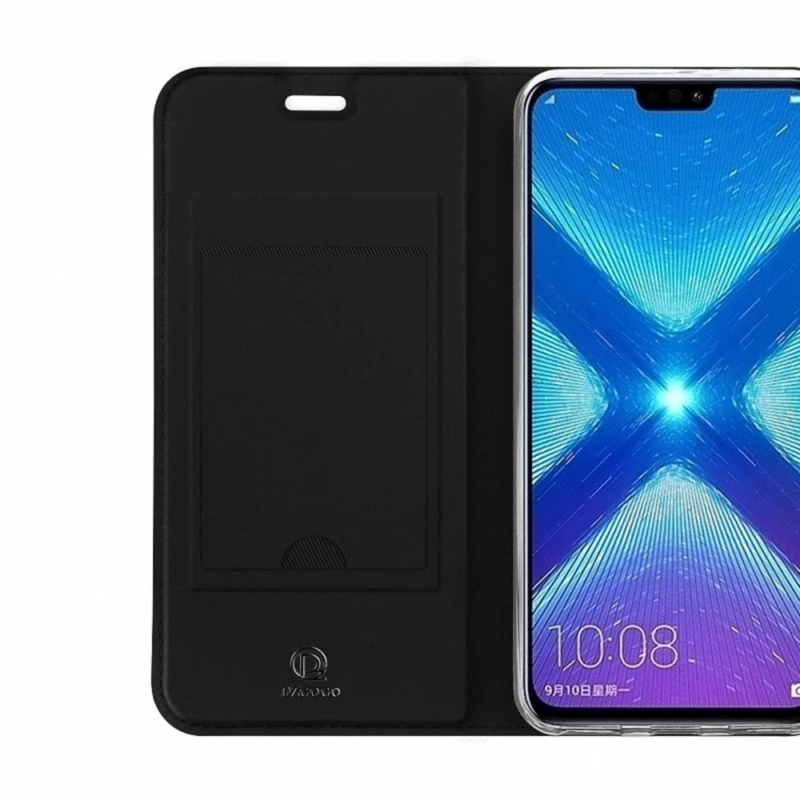 DZGOGO бумажник чехол для Huawei Honor 8X роскошный Магнитный кожаный флип кошелек