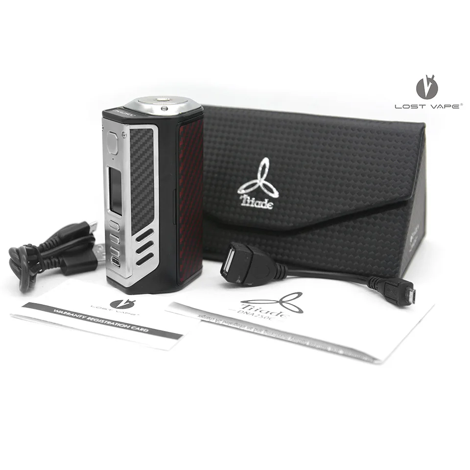 Оригинальный потерянный вейп триад DNA250C 300 Вт поле Mod электронная сигарета Vape