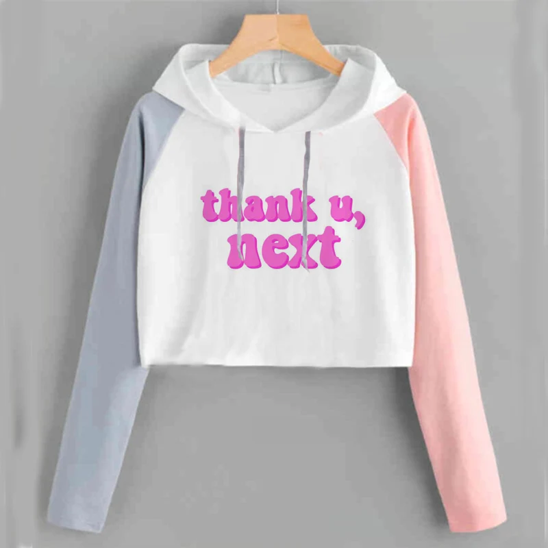 Футболка женская розовая с надписью Thank U Next | Женская одежда