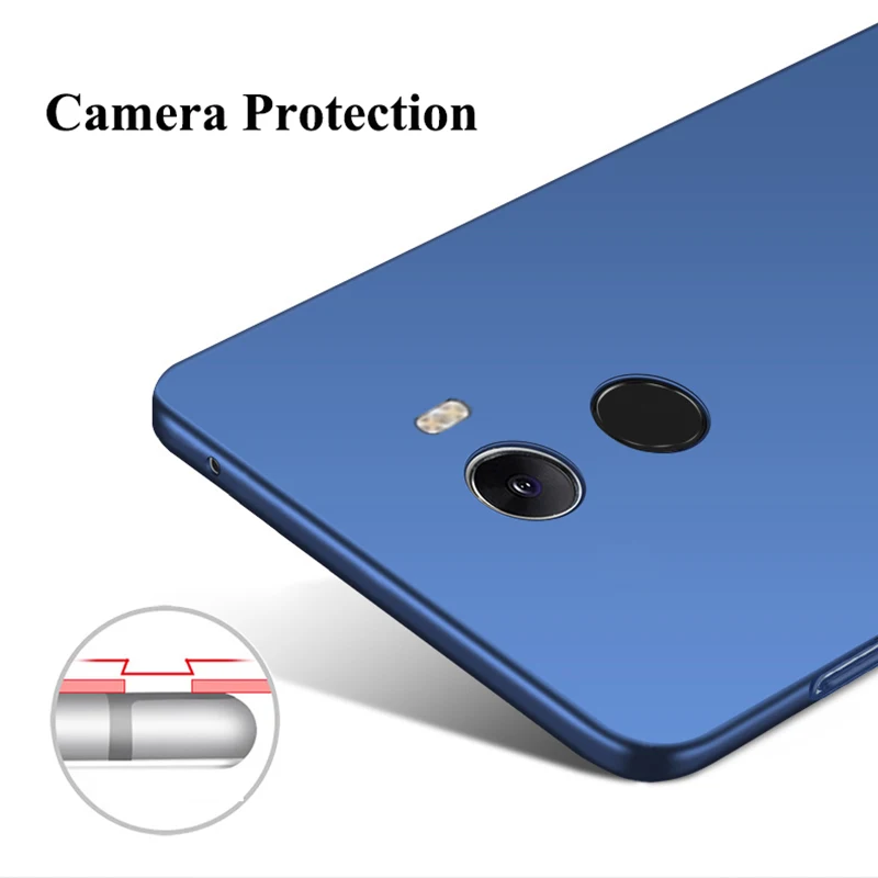 MAKAVO для Xiaomi Mi Mix 2 чехол 360 градусов защитный корпус тонкий Матовый твердый