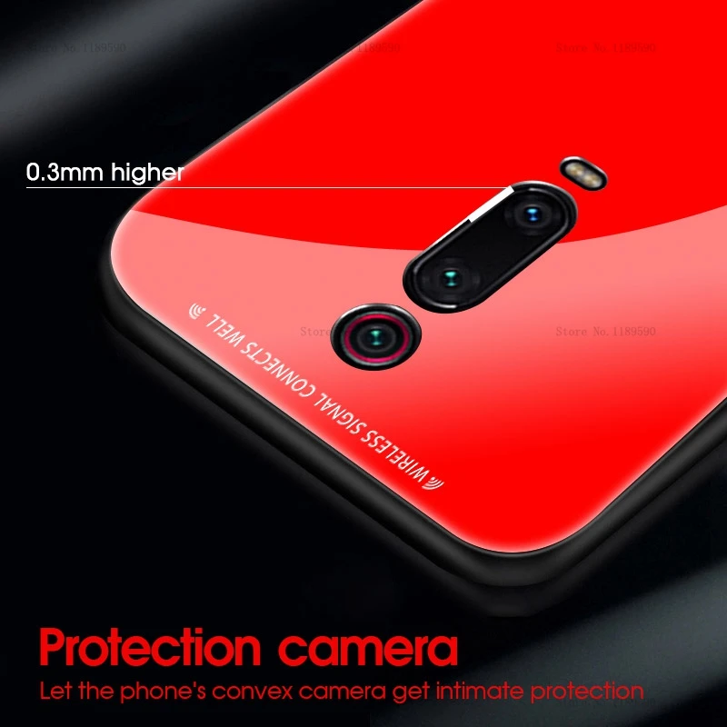 Роскошный Жесткий стеклянный чехол для Xiaomi mi 9 SE mi 9 T, силиконовая задняя крышка из ТПУ для телефона, чехол для телефона Red mi K20 Pro 7 7A Note 7 Pro mi 9t mi 9, чехол
