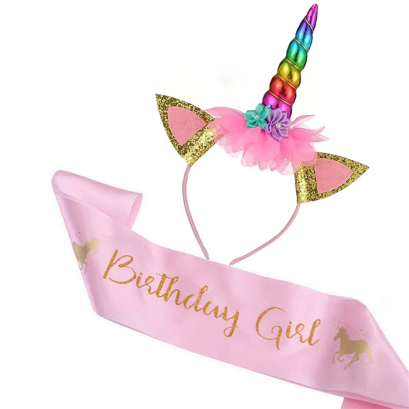 Mixed Headband Taoup 12 дюймов Единорог шары латексные шары конфетти с днем рождения детей воздушные фигурки Единорог вечерние единороги - Цвет: Mixed Headband