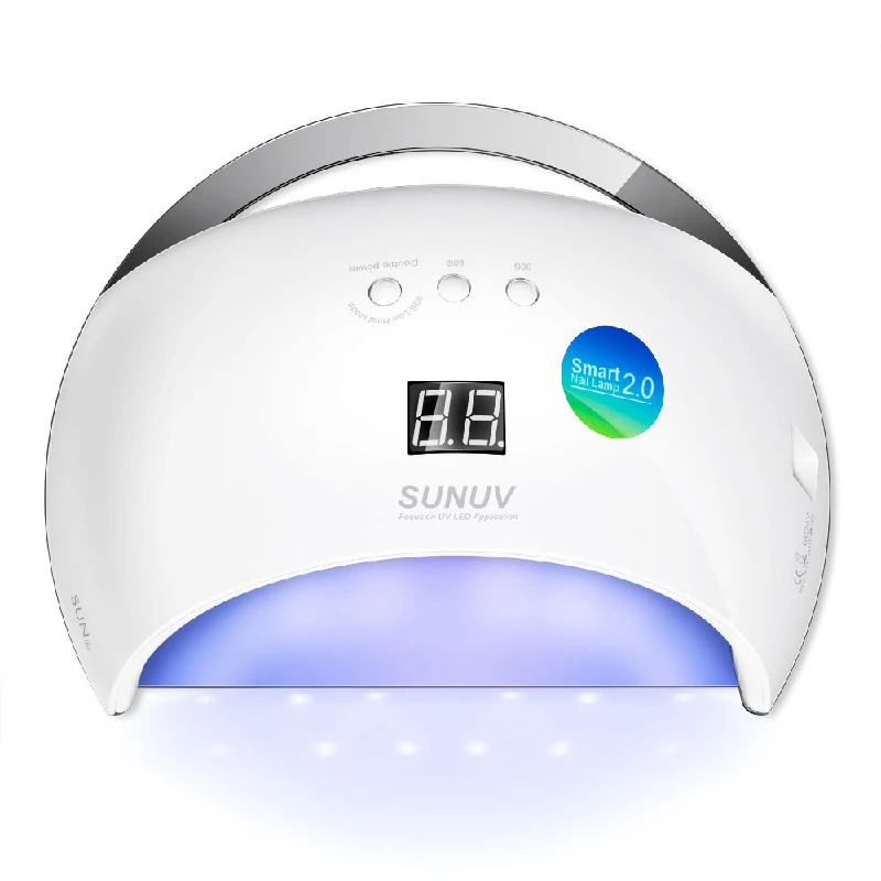 SUNUV УФ светодиодный светильник для сушки ногтей SUN6 48 Вт умная лампа для сушки геля для ногтей новые инструменты для ногтей лампа для маникюра