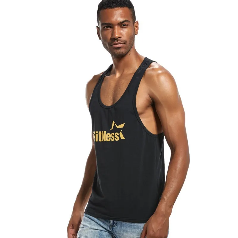 Модная майка мужская одежда жилет ropa hombre мужская одежда Топы Тонкий эластичный фитнес жилет бодибилдинг Мужская рубашка майка для мужчин