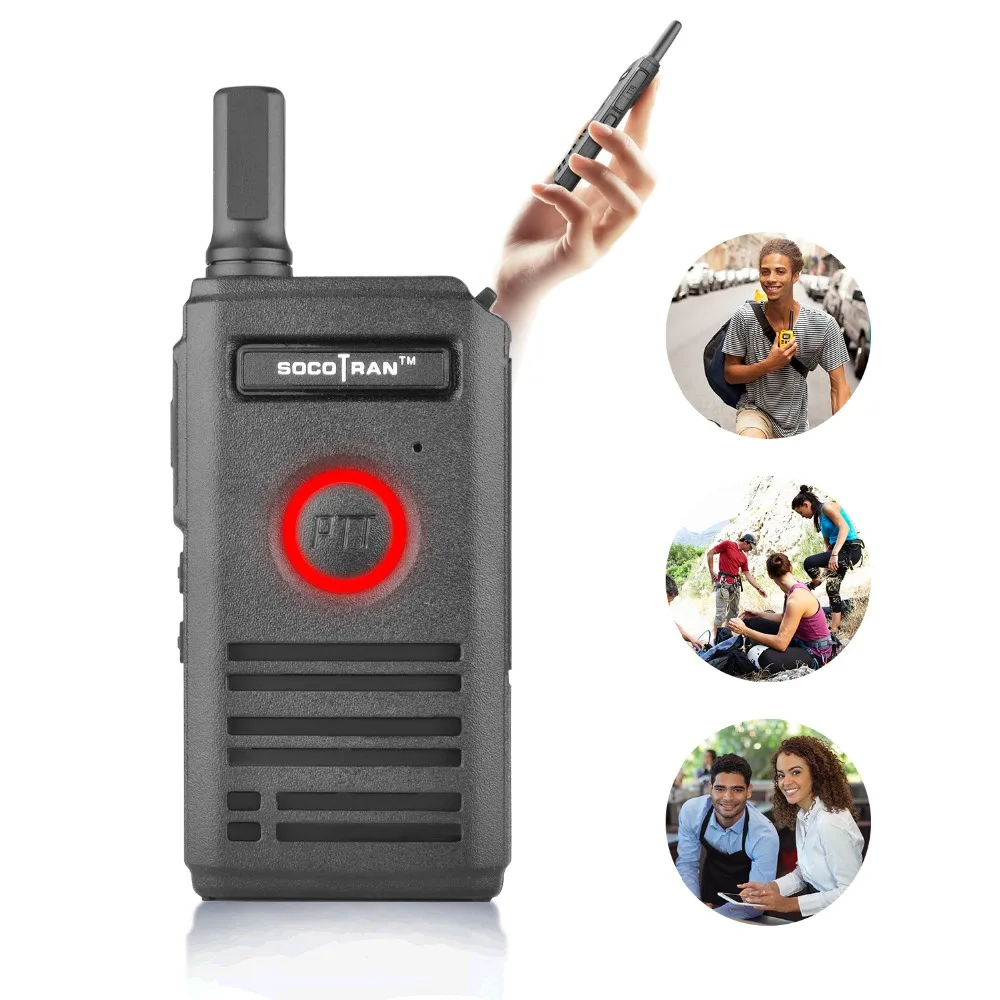 SOCOTRAN SC 600 UHF мини рация любительский радио 400 470 МГц ультра тонкий двухсторонний