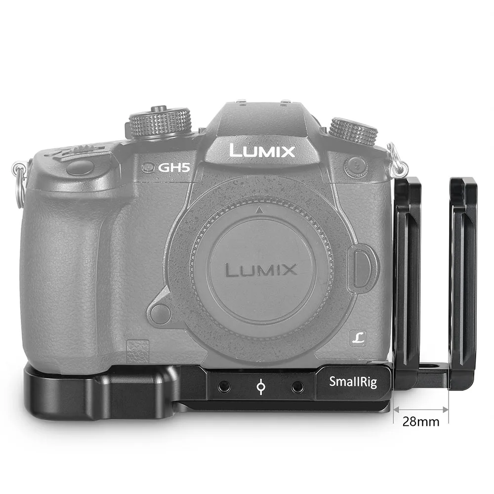 SmallRig GH5 L кронштейн пластина для Panasonic Lumix GH5/GH5S Arca-Swiss Стандартная Пластина