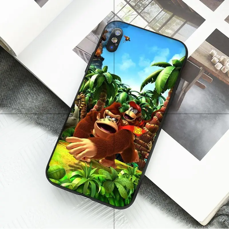 Ruicaica Ослик Конг кантри ТПУ Мягкий силиконовый чехол для телефона Apple iPhone 8 7 6 6 S Plus X XS MAX 5 5S SE XR мобильные чехлы