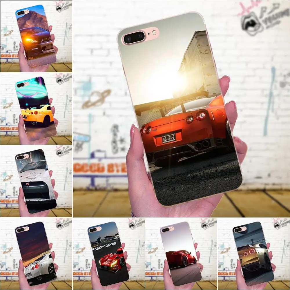 Горячая Супер автомобиль Nissan ТПУ чехол для Galaxy A3 A5 A7 On5 On7 2015 2016 2017 Grand Alpha G850 Core2 Prime S2