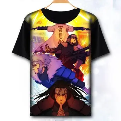 Футболка с Наруто модная одежда аниме футболка короткими рукавами Itachi Uchiha Sasuke