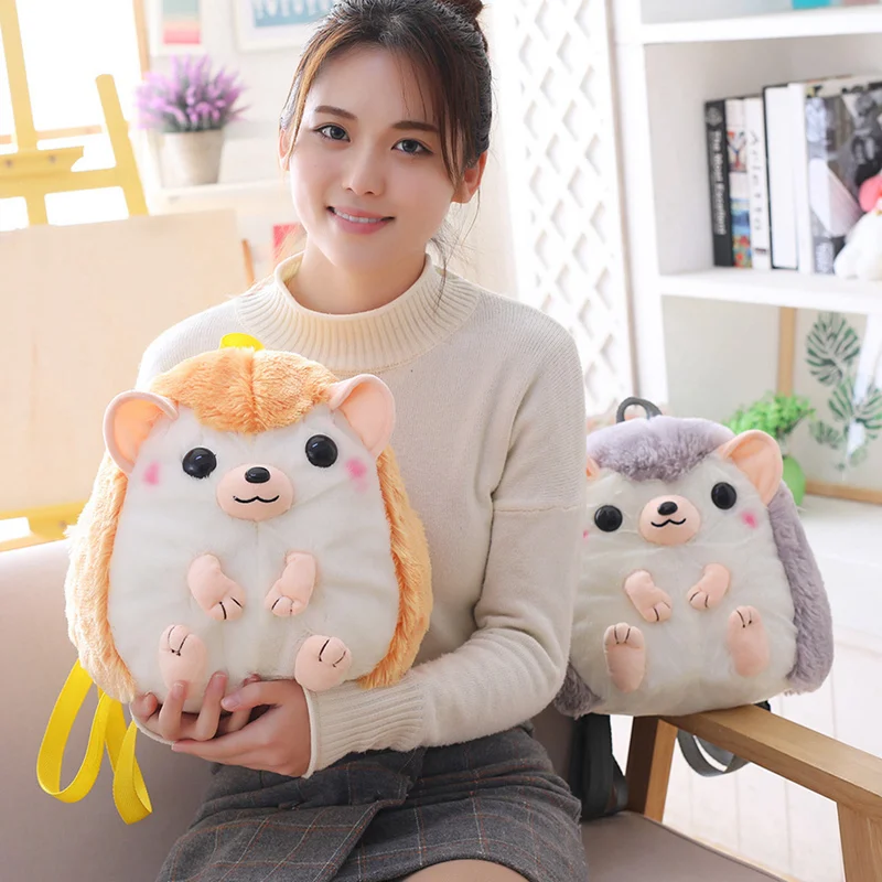 30*28 см милый плюшевый ежик Игрушка Кукла Kawaii рюкзак с ежом мягкая игрушка детская
