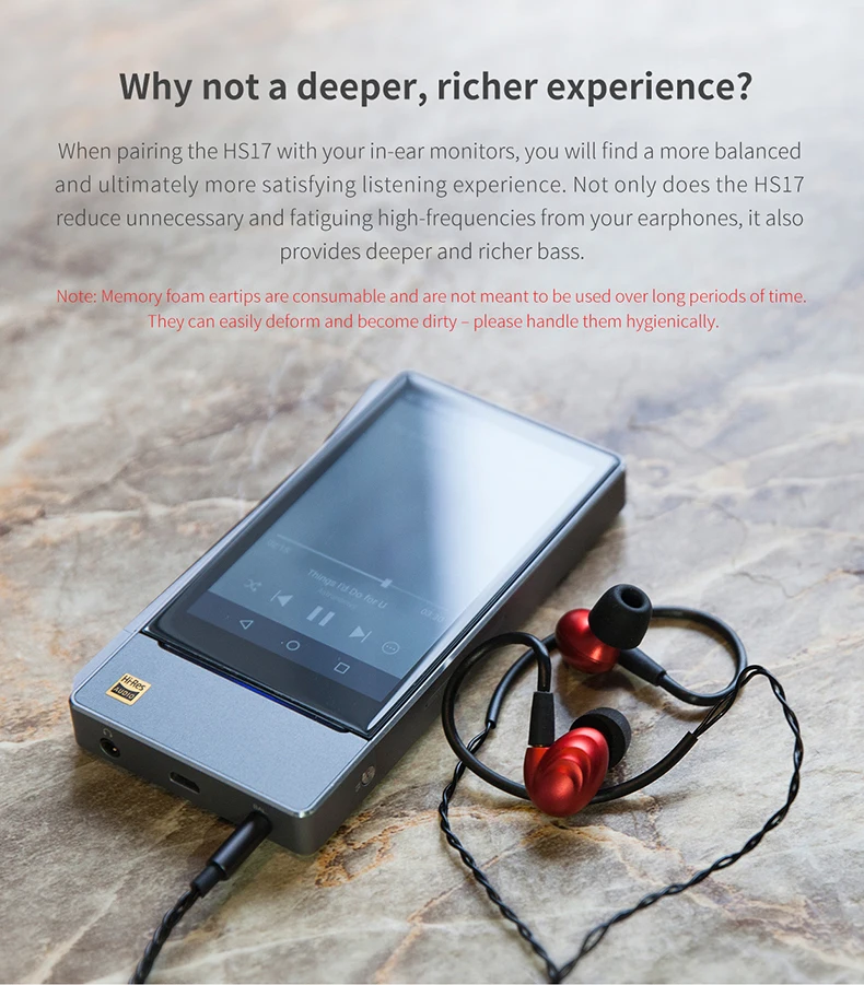 Fiio HS17 вкладыши из пены с эффектом памяти 3 пары подходят для наушников-вкладышей fiio F1, f3, f5, f9 se, f9 pro, fh1, FH7, FH5, FA1 FA5 и т. Д