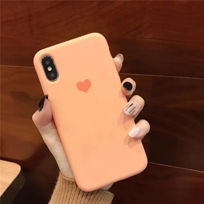 Мягкий силиконовый чехол JAMULAR с сердечками для iPhone 7 XS MAX XR X 8 6 6s Plus|Бамперы| |