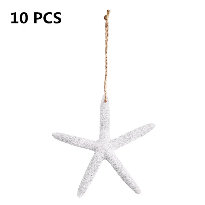 White Starfish OurWarm море Русалка Бохо Свадьба макраме Висячие Морская звезда фон открывалка конфеты коробка подарки для гостей украшения стола - Цвет: White Starfish