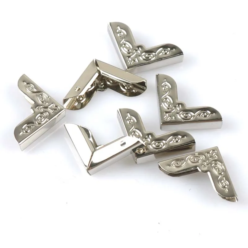 Серебристые металлические уголки для книг Скрапбукинг Фотоальбомы меню поделки