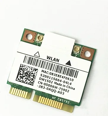 

SSEA новая сетевая карта для Atheros AR5B95 AR9285 DW1502 802.11b/G/N половинная мини PCI-E беспроводная Wi-Fi карта