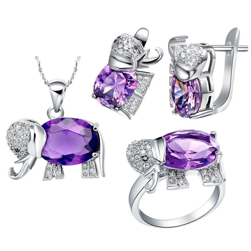 Кольцо Кулон ожерелье серьги международная торговля костюм мода экспорт 925