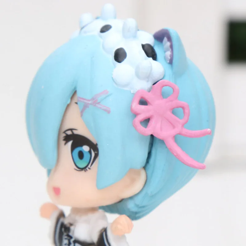 Экшн-фигурки из ПВХ Жизнь в другом мире 4 5 см шт./компл. Re: zero Rem Ram Maid | Игрушки и