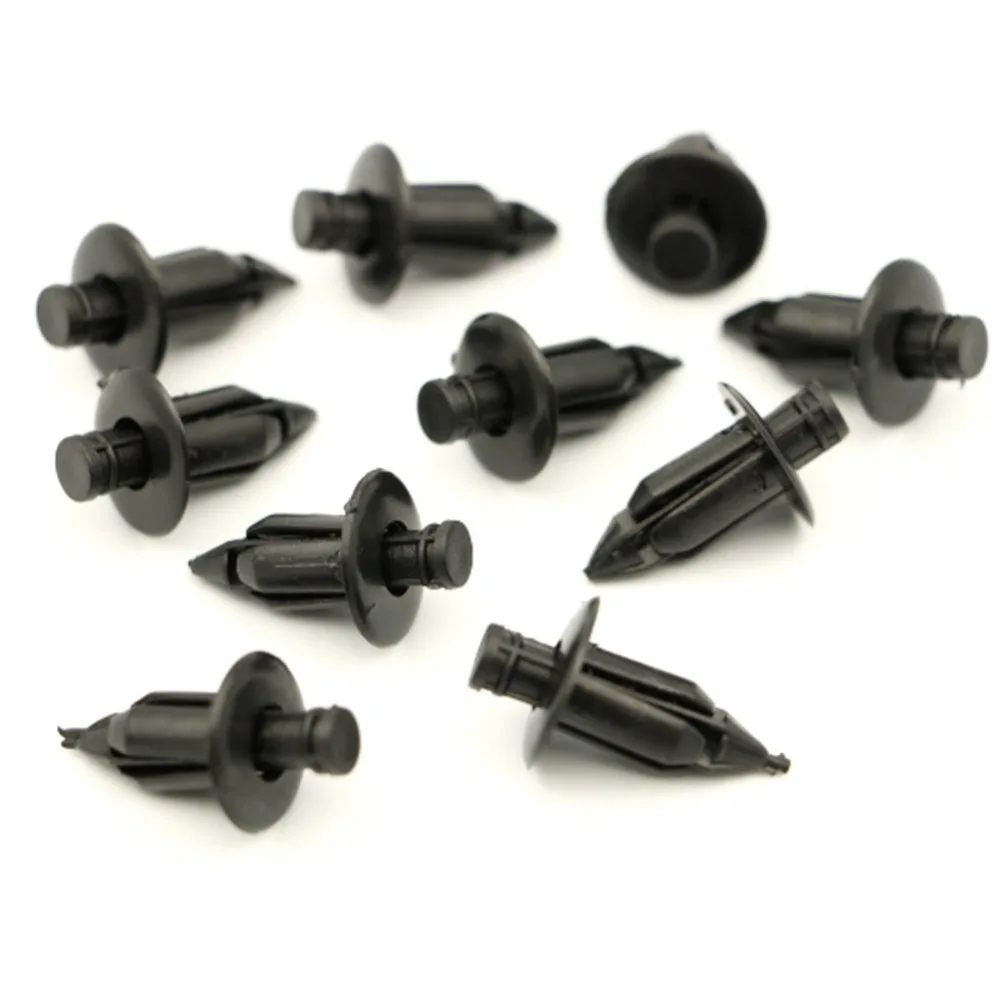 

100pcs 4mm 5mm 6mm Rivet Fairing Body Trim Panel Fastener Screw push pin Clips Bolt For Suzuki Honda Yamaha Kawasaki Universal