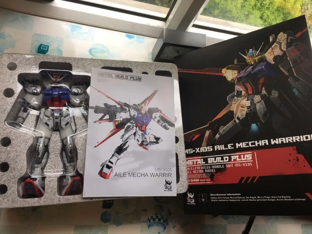 Модели вентиляторов в наличии Moshow strike gundam seed 1/72 GAT X105 металлическая конструкция