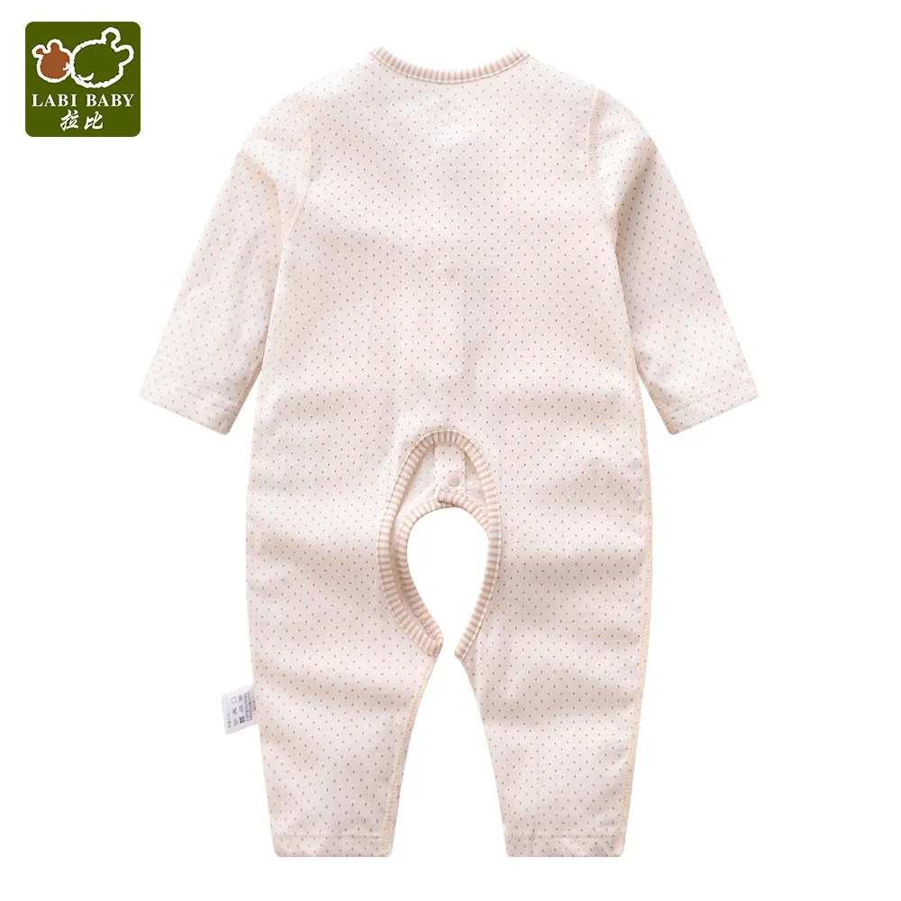 LABIBABY/комбинезон для новорожденных цельнокроеный комбинезон младенцев хлопковая