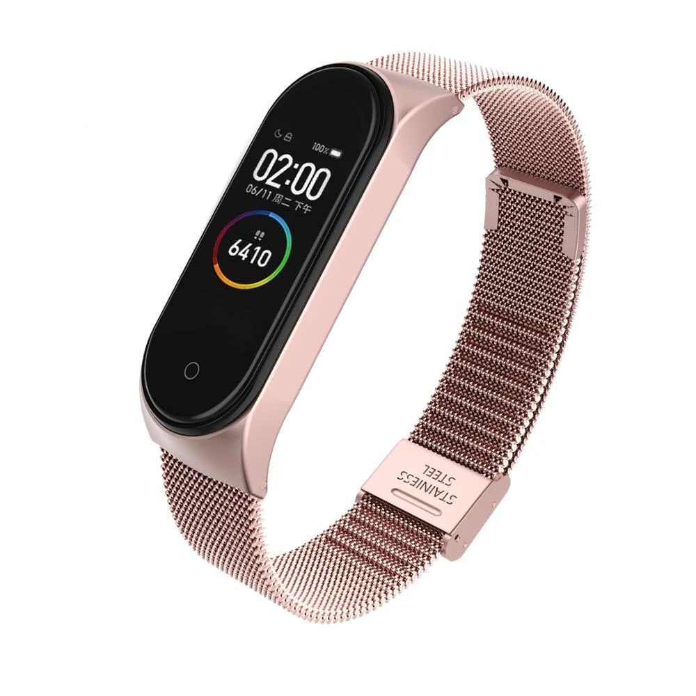 Браслет Mi Band 4 3 металлический Безвинтовой браслет из нержавеющей стали Miband
